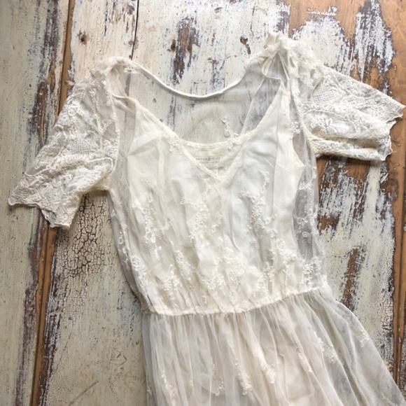 DENIM & SUPPLY Ralph Lauren Floral Lace Maxi Dress size XS - Picture 4 of 16